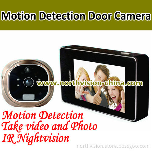 3 Inch Touch Screen Motion Detection Peephole Camera